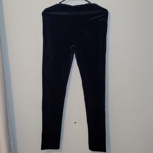 Black Velvet Leggings
